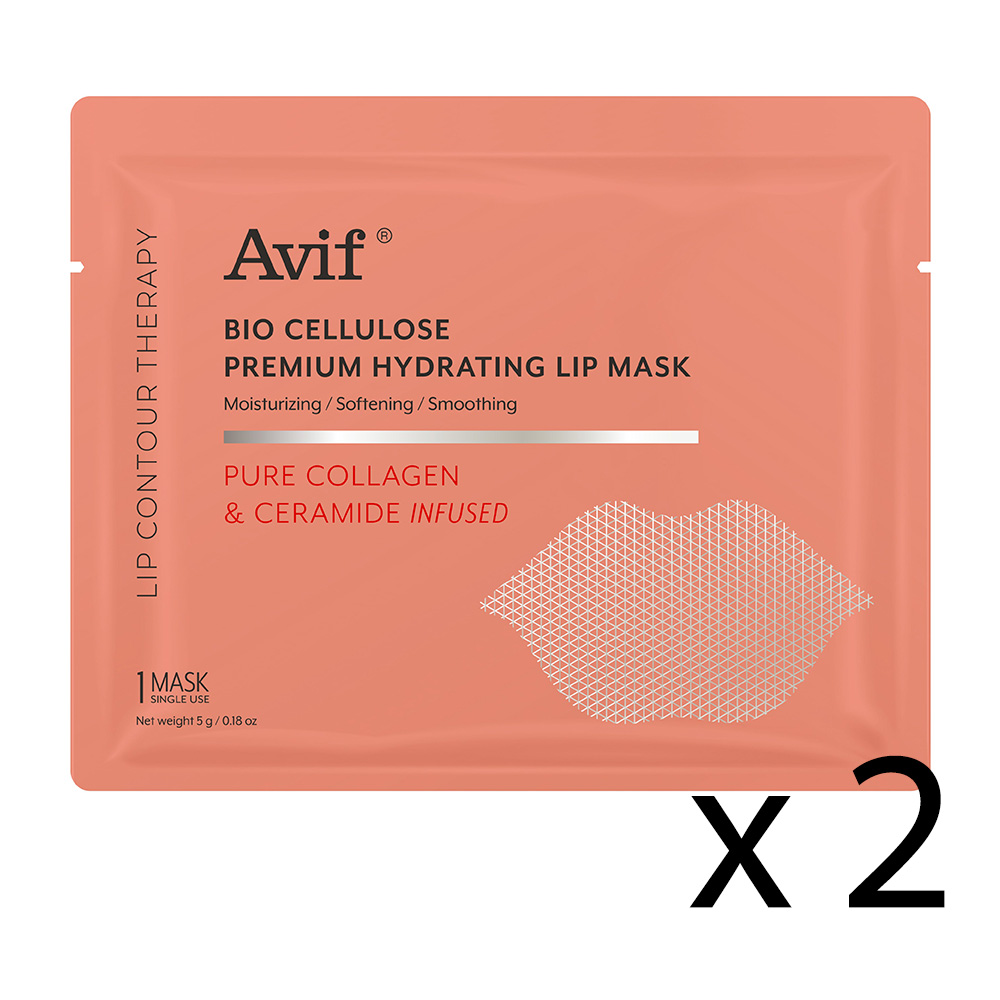 AVIF biocelulozna maska za usne/ 2 kom